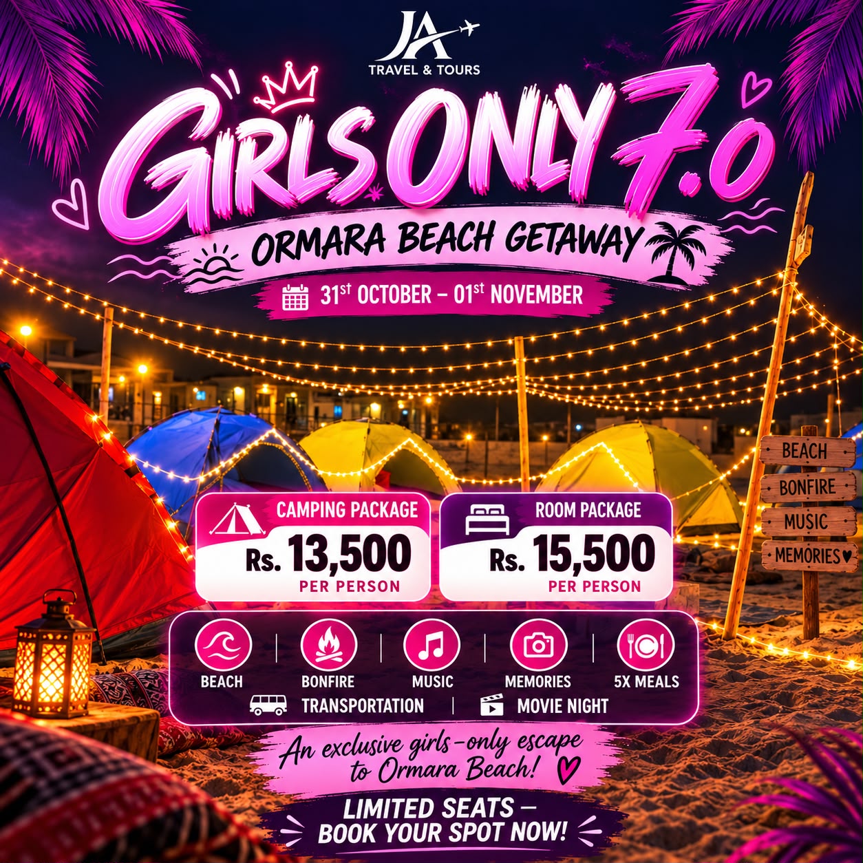 Girls Only 7.0 – Ormara Beach Getaway